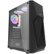 Darkflash DK150 computer case (black) + 3 fans