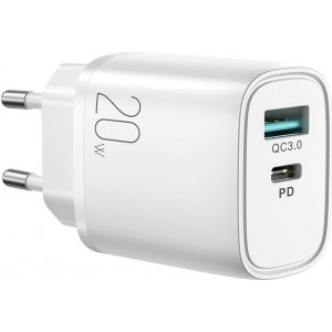 Joyroom Charger 20W Dual-Port (QC3.0+PD) Joyroom L-QP2011 (white)