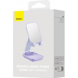 Baseus Folding phone stand Baseus with mirror (purple)