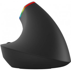 Delux Wireless Vertical Mouse Delux M618C 2.4G 1600DPI RGB (black)