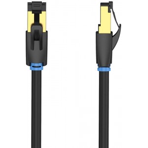 Vention Network Cable CAT8 SFTP Vention IKABD RJ45 Ethernet 40Gbps 0.5m Black