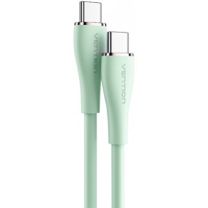 Vention USB-C 2.0 to USB-C Cable Vention TAWGF 1m, PD 100W,  Green Silicone