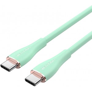 Vention USB-C 2.0 to USB-C Cable Vention TAWGF 1m, PD 100W,  Green Silicone