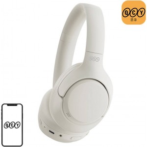 QCY Wireless Headphones QCY H3, ANC (white)