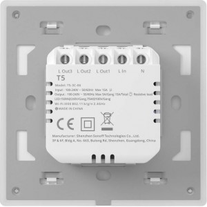 Sonoff Smart WiFi Touch Wall Switch Sonoff TX T5 3C (3-channel)