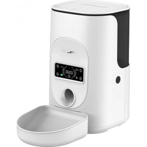 Dogness F17 4L smart food dispenser with plastic bowl (white)