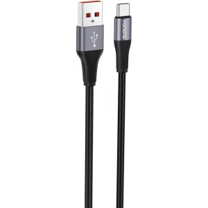 Foneng X112 USB-A to USB-C cable, 3A, 1m (black)