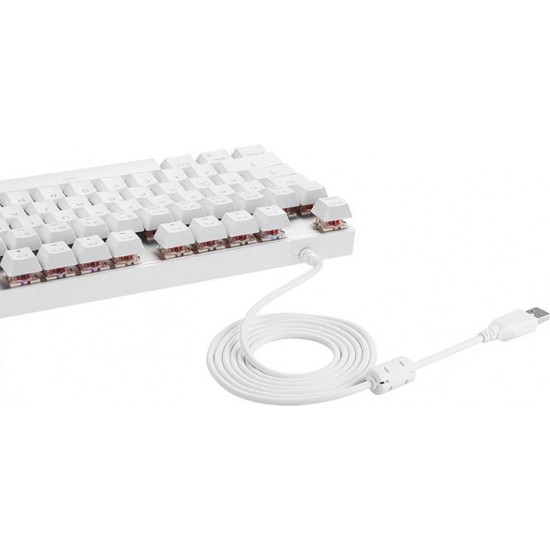 Motospeed Mechanical gaming keyboard Motospeed K82 RGB (white)