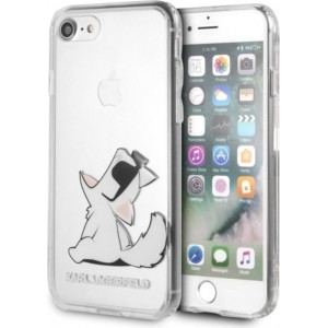 Cg Mobile Sas Karl Lagerfeld case for iPhone 7 / 8 / SE 2020 KLHCI8CFNRC transparent hard case Choupette Fun