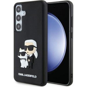 Cg Mobile Sas Karl Lagerfeld case for Samsung Galaxy S24 KLHCS24S3DRKCNK black HC 3D RUBBER KC NFT