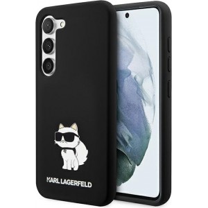 Cg Mobile Sas Karl Lagerfeld case for Samsung Galaxy S24 KLHCS24SSNCHBCK black HC SILICONE NFT CHOUPETTE