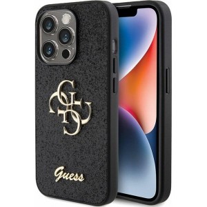 Cg Mobile Sas Guess case for iPhone 15 Pro 6,1" GUHCP15LHG4SGK black HC Fixed Glitter Big 4G