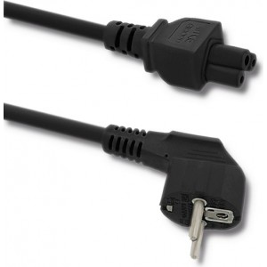 Qoltec Power cable IEC C5/SCHUKO | cloverleaf | 3x0.75mm² | 1.4m