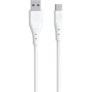 Dudao cable USB - USB Type C 6A cable 1 m white (TGL3T)