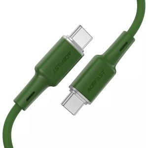 Acefast cable USB Type C - USB Type C 1.2m, 60W (20V/3A) green (C2-03 oliver green)