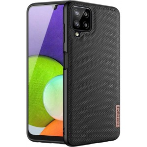 Dux Ducis Fino case covered with nylon material for Samsung Galaxy A22 4G black