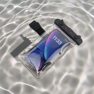 Waterproof case with armband 5,8 - 6,8" transparent