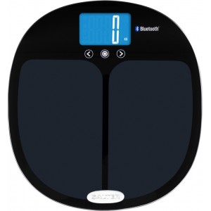 Salter 9192 BK3R Curve Bluetooth Smart Analyser Bathroom Scale black