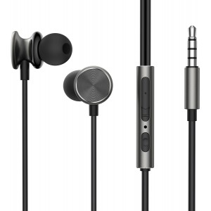 Joyroom Wired Series JR-EW03 wired in-ear headphones - dark gray