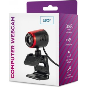 Telforceone Setty webcam black and red