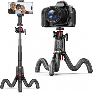 Tech-Protect Selfie stick L07S Bluetooth statyw Flexible Tripod Black