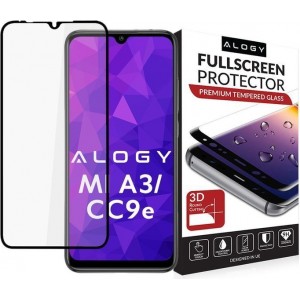 Alogy Glass Full Glue case friendly for Xiaomi Mi A3/ CC9e Black