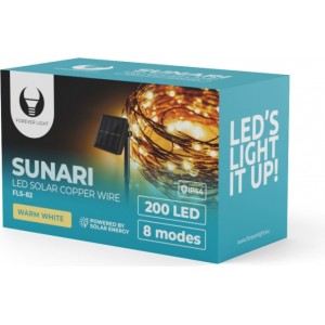 Telforceone SUNARI Solar Lamp LED FLS-82 Copper wire 22m 600mAh Ni-MH Forever Light