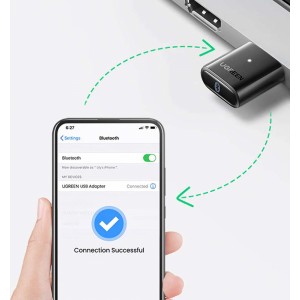 Ugreen CM390 Bluetooth 5.0 USB adapter (black)
