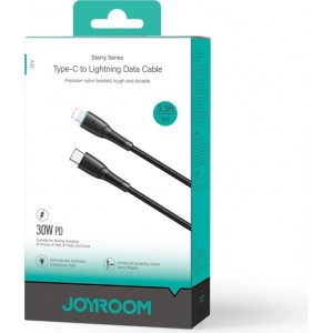 Joyroom Starry Series SA32-CL3 30W USB-C / Lightning cable 1m - black