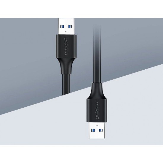 Ugreen cable USB 2.0 cable (male) - USB 2.0 (male) 1 m black (US128 10309)