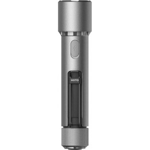 Hoto QWSDT005 tactical flashlight, 2300lm, IP68, 3100mAh, USB-C