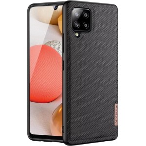 Dux Ducis Fino case cover covered with nylon material for Samsung Galaxy A42 5G black