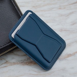 Telforceone S.a. Card holder with stand navy blue