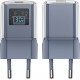 Acefast A53 PD 30W GaN USB-C charger with display - gray