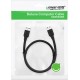 Ugreen USB cable - USB 2.0 480Mb/s 0.25m black (US102)