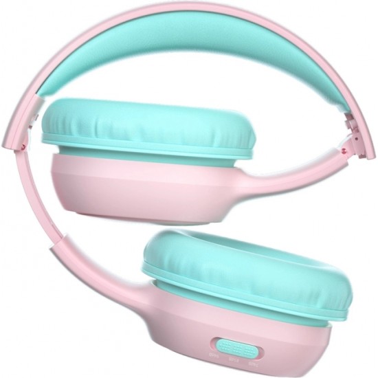 Tronsmart KH02 Wireless Headphones for Kids, Safe - Pink