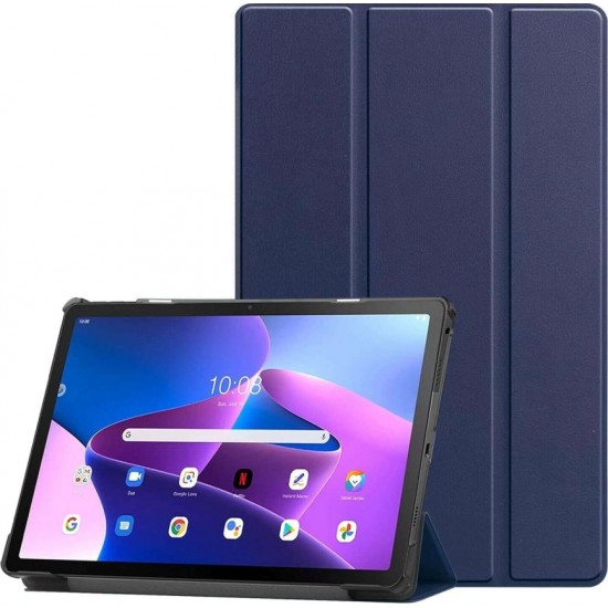 Alogy ETUI na tablet Lenovo Tab M10 FHD Plus 10.6 3 GEN 3RD 3gen 2023 TB-125FU / TB-128FU case book cover Granatowe