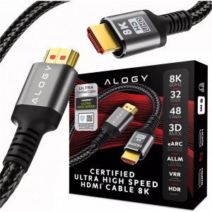 Alogy 8K 60Hz 48GBps 3m HDMI 2.1 Cable Black