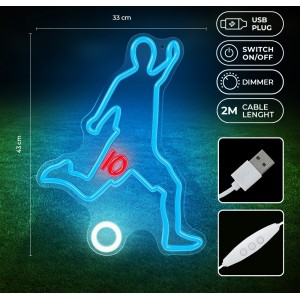 Neon PLEXI LED FOOTBALLER multicolor FPNE31 Forever Light