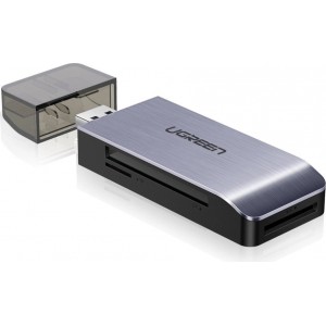 Ugreen SD / micro SD / CF / MS card reader for USB 3.0 gray (50541)