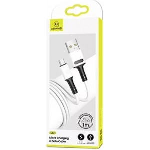 4Kom.pl USAMS Cable U52 microUSB 2A Fast Charge 1m white