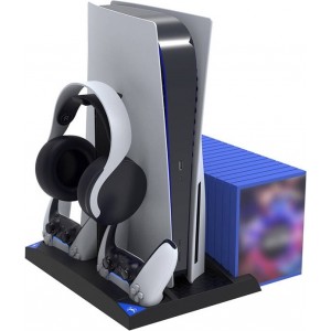 Ipega Multifunctional stand for PS5 console iPega PG-P5013B (black)