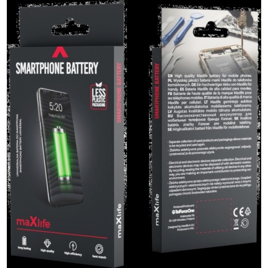 Maxlife battery for iPhone 11 3110mAh without BMS flex