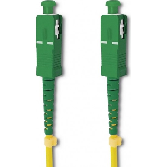 Qoltec Patchcord fiber optic SC/APC - SC/APC | Singlemode | 9/125 | G652D | Simplex | 2m