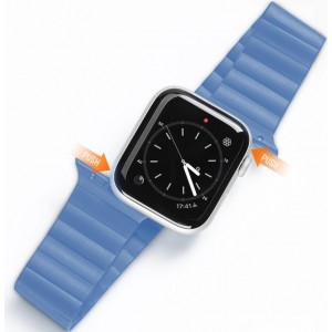 Dux Ducis Magnetic Strap Watch Strap 7/6/5/4/3/2 / SE (41/40 / 38mm) Magnetic Band Blue (Chain Version)