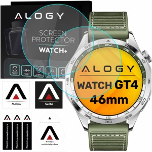 Alogy 2x Tempered Glass for Huawei Watch GT4 GT 4 46mm Protective for Smartwatch Alogy Screen Protector Watch