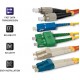 Qoltec Patchcord fiber optic SC/APC - SC/APC | Singlemode | 9/125 | G652D | Simplex | 2m