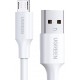 Ugreen US289 60139 micro USB / USB-A cable 0.25m - white