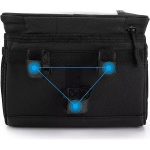 Wozinsky bicycle handlebar bag with phone case 2 l black (WBB12BK)