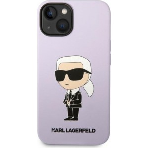 Karl Lagerfeld case for iPhone 14 Plus 6,7" KLHCP14MSNCHBCP purple HC Silicone NFT Choupette